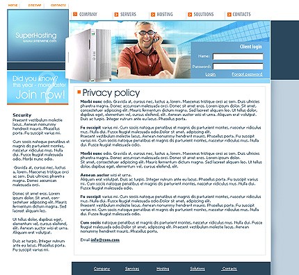 Website Template #5832