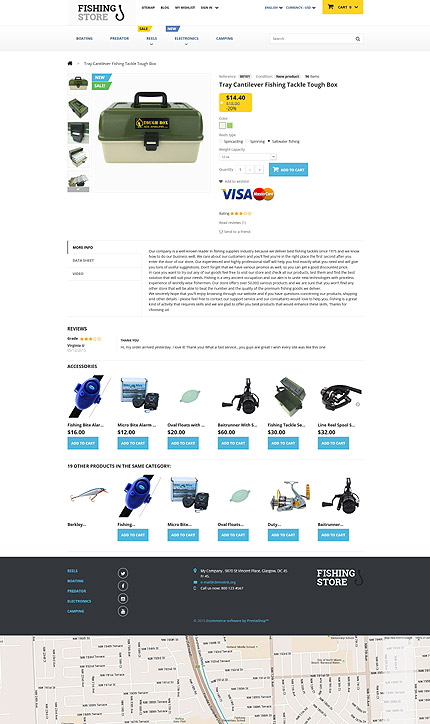 Prestashop Products Page Screenshot