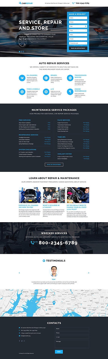 Landing Page Screenshot