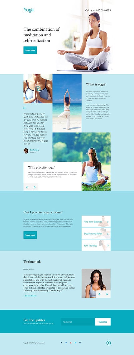 Landing Page Screenshot