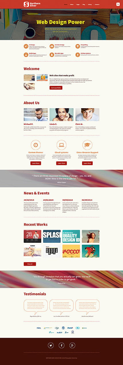 Joomla Main Page preview