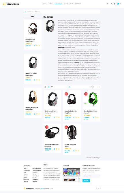 OpenCart Product Page