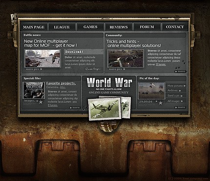 Website Template #6076