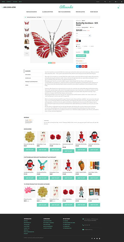 Prestashop Products Page Screenshot