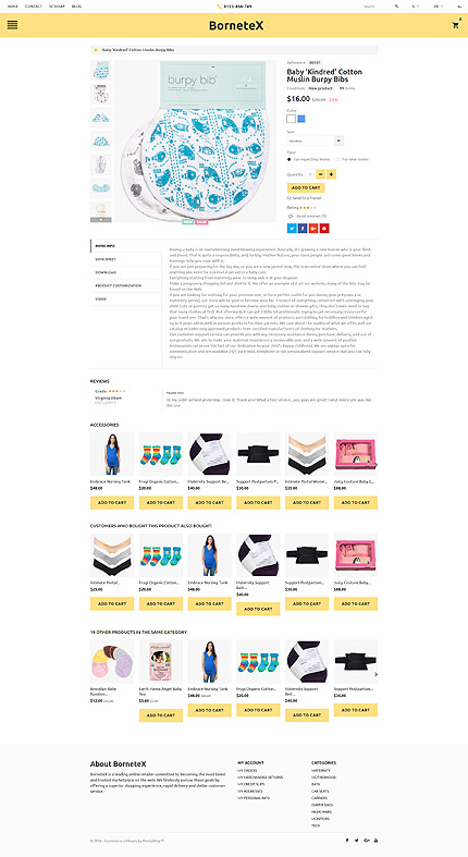 Prestashop Products Page Screenshot