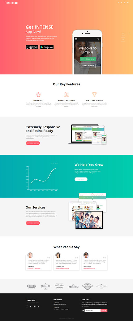 Landing Page Screenshot