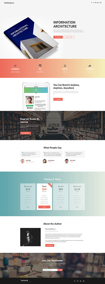 Landing Page Screenshot