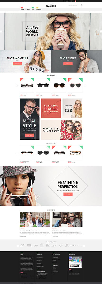 Magento Main Page  preview