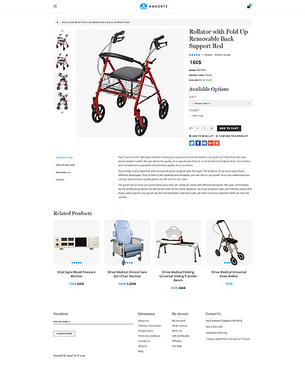 OpenCart Product Page