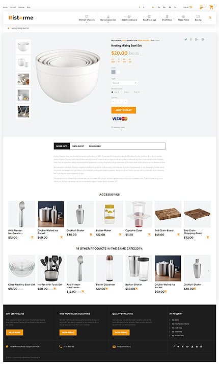 Prestashop Products Page Screenshot