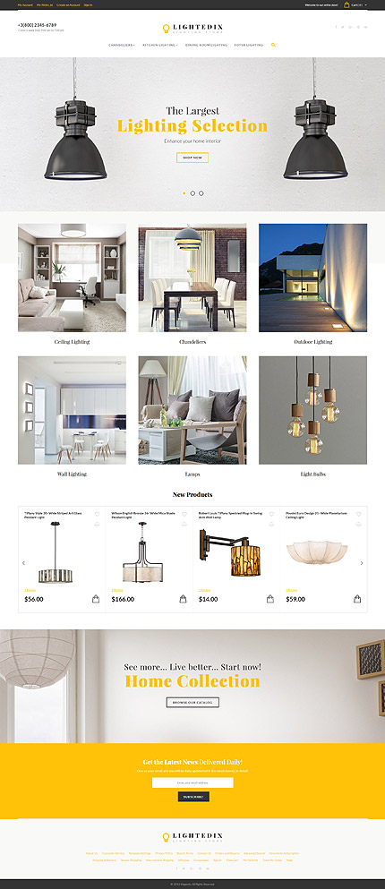 Magento Main Page  preview