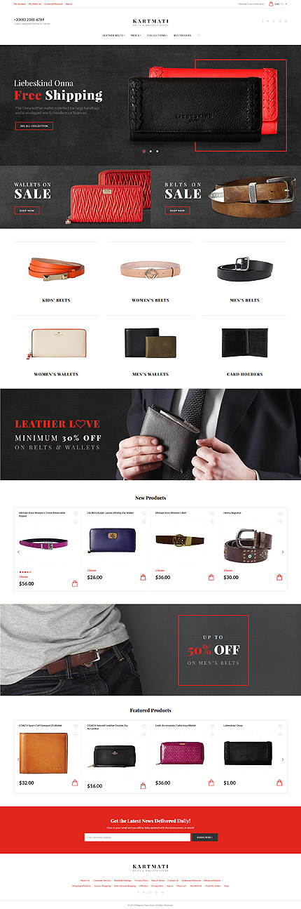 Magento Main Page  preview