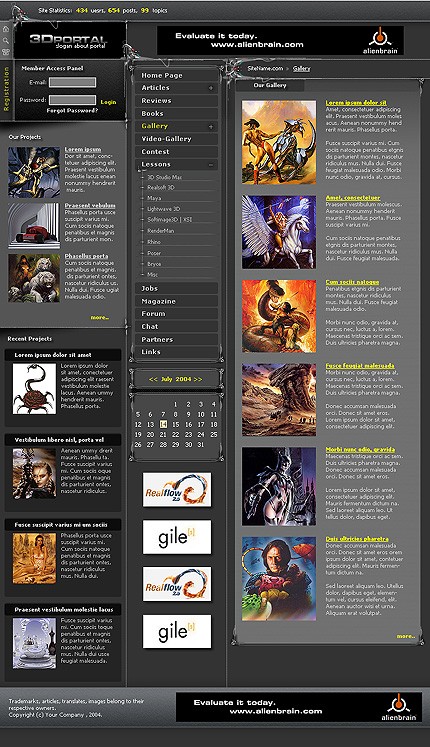 Website Template #6207