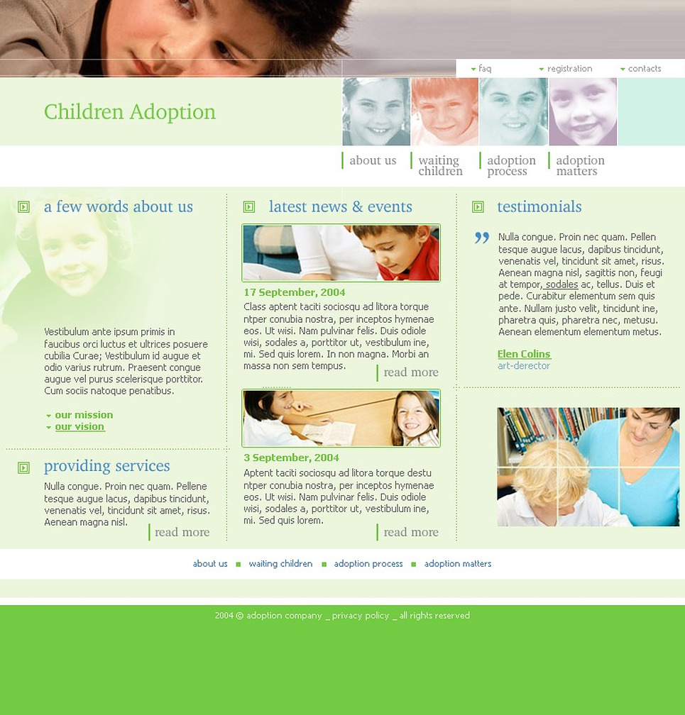 Adoption Agency Website Template Web Design Templates Website Templates Download Adoption Rescue Website Template
