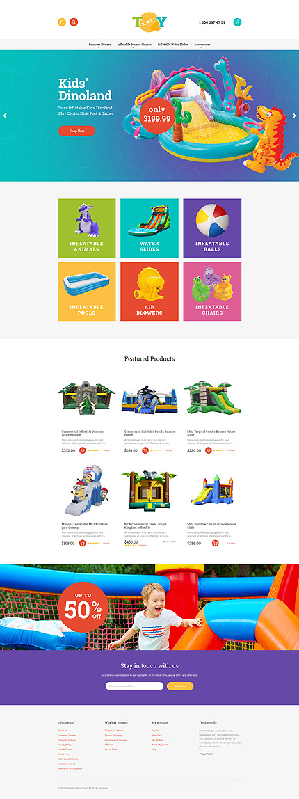 Magento Main Page  preview