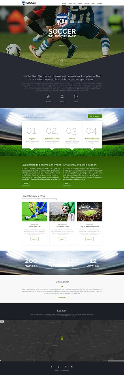 Joomla Main Page preview