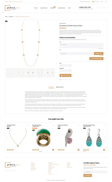 Prestashop Products Page Screenshot
