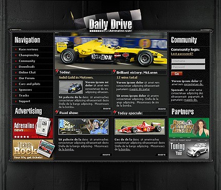 Website Template #6325