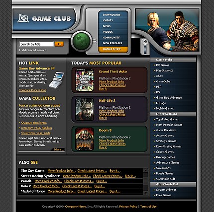 Website Template #6417