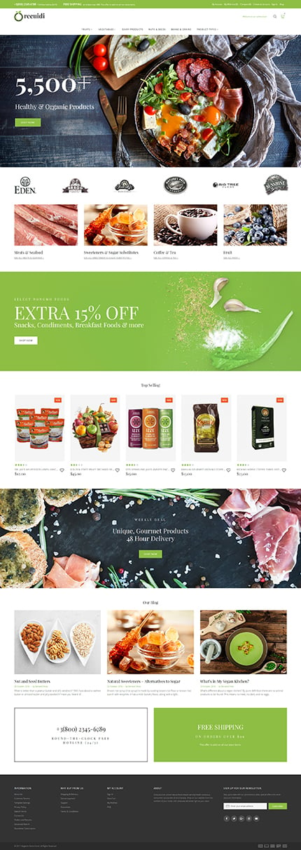 Magento Main Page  preview