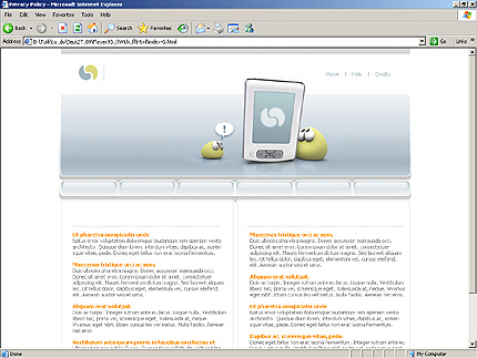 Website Template #6509