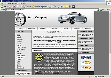 Website Template #6543