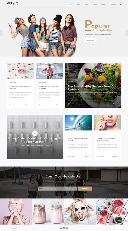 Joomla Main Page preview