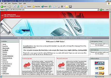 Website Template #6666