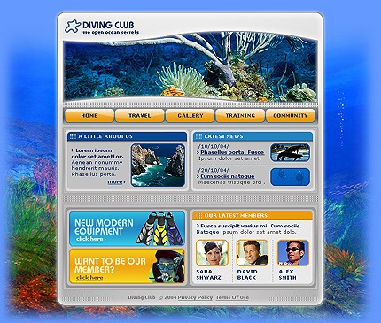 Website Template #6689