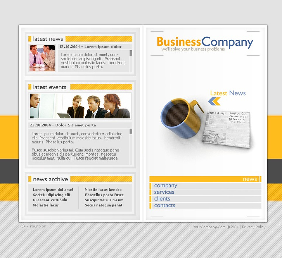 Business Flash Template #6859