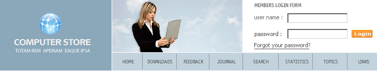 Website Template #6876