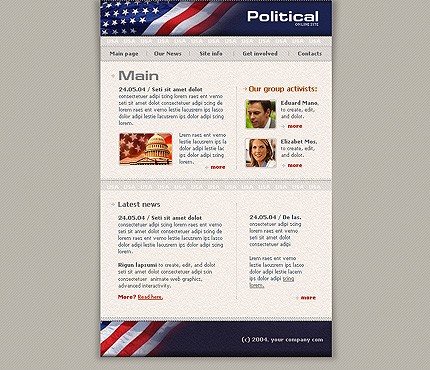 Website Template #6919
