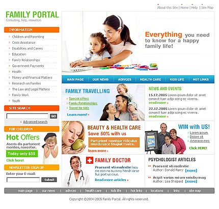 Website Template #6966