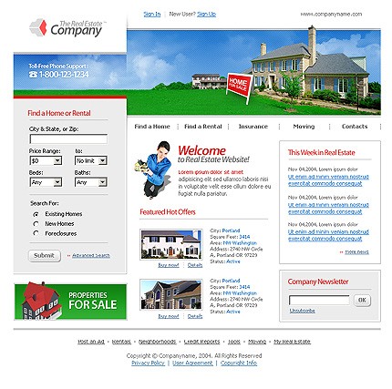 Website Template #6971