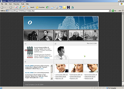 Website Template #6989