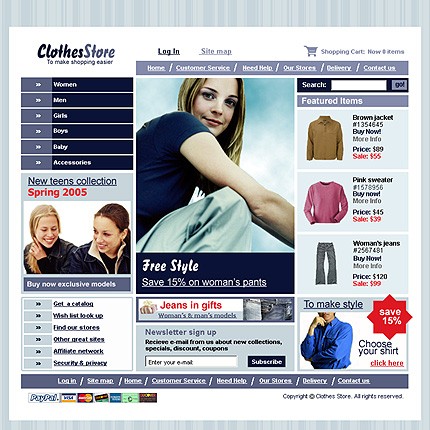 Website Template #7065