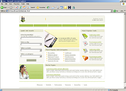 Website Template #7068
