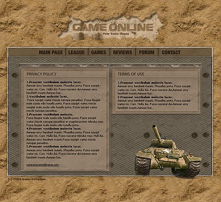 Website Template #7076