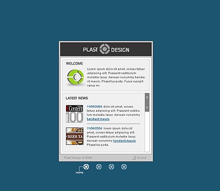 Website Template #7096