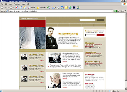 Website Template #7215