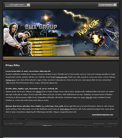 Website Template #7256