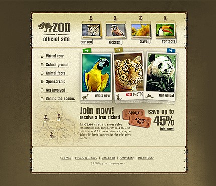Website Template #7258