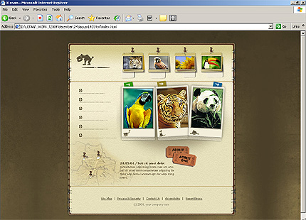 Website Template #7258