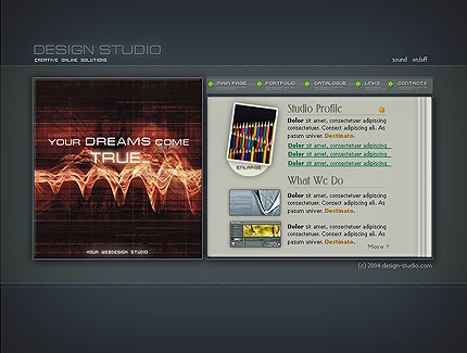 Website Template #7259