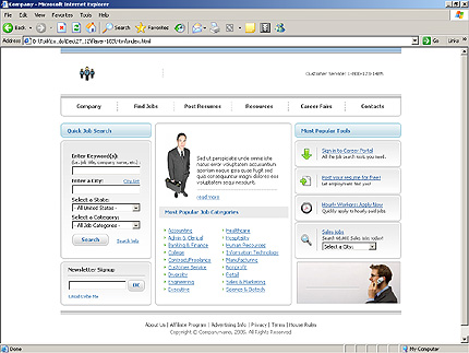 Website Template #7261