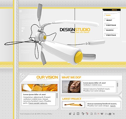Website Template #7296
