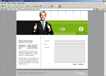 Website Template #7387