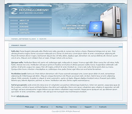 Website Template #7397