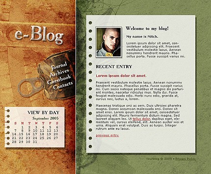 Website Template #7500