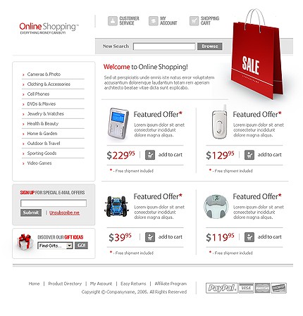 Website Template #7596
